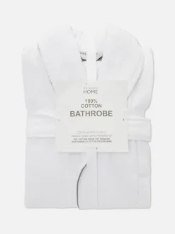 Albornoz con ribete decorativo