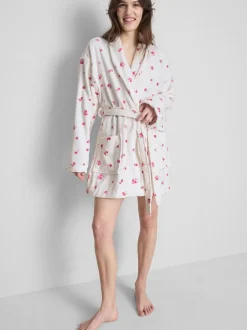 Albornoz tipo spa estampado