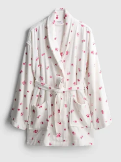 Albornoz tipo spa estampado