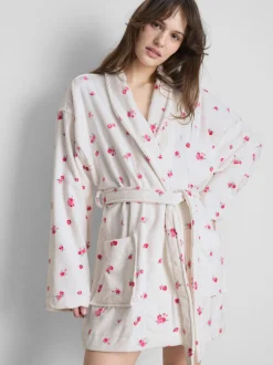 Albornoz tipo spa estampado