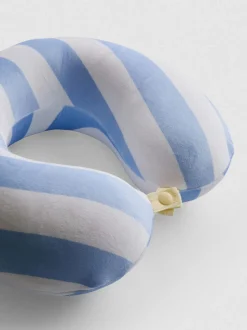 Almohada de viaje a rayas