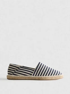 Alpargatas a rayas sin cordones