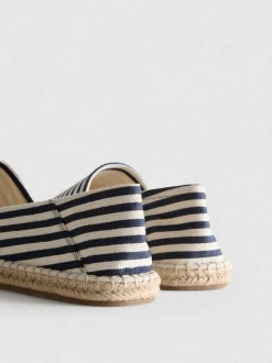 Alpargatas a rayas sin cordones
