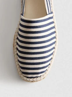 Alpargatas a rayas sin cordones