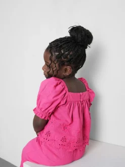 1,5-8 años | Blusa bordada con flores