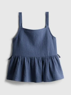 7-15 años | Blusa fruncida con lazo