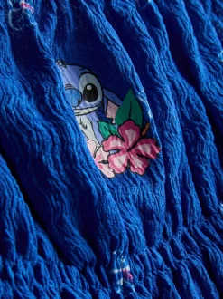 7-15 años | Blusa fruncida de Stitch de Disney