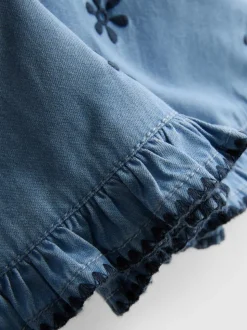 1,5-9 años | Blusa y pantalones cortos de cambray