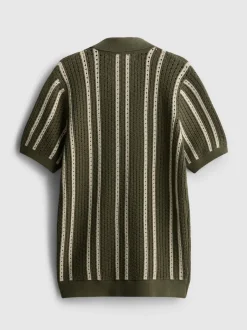 7-15 años | Camisa de punto a rayas
