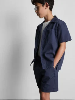 7-15 años | Camisa y pantalones cortos de popelina