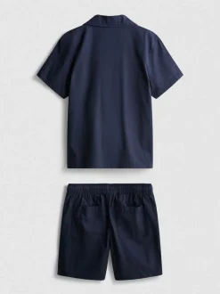 7-15 años | Camisa y pantalones cortos de popelina