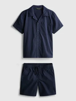 7-15 años | Camisa y pantalones cortos de popelina