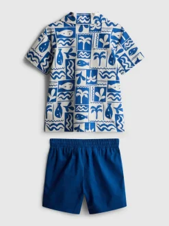 1,5-8 años | Camisa y pantalones cortos de algodón