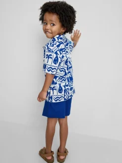 1,5-8 años | Camisa y pantalones cortos de algodón