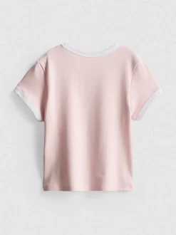 7-15 años | Camiseta con algodón ribeteada
