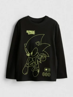 1-9 años | Camiseta de manga larga de Sonic, el erizo