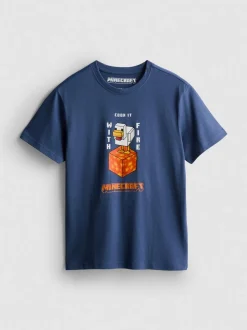 5-15 años | Camiseta de pollo de Minecraft