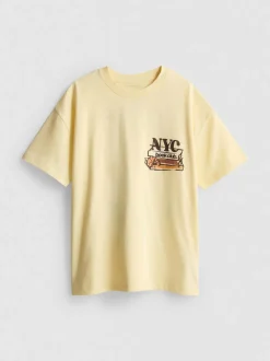 7-15 años | Camiseta extragrande con gráfico de NYC