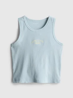 7-15 años | Camiseta sin mangas acanalada