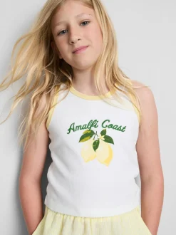 7-15 años | Camiseta sin mangas acanalada