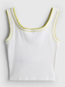 7-15 años | Camiseta sin mangas con pespuntes