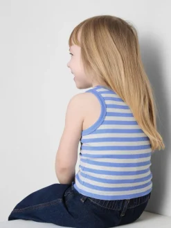 1,5-8 años | Camiseta sin mangas de canalé