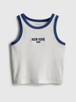 1,5-8 años | Camiseta sin mangas de canalé