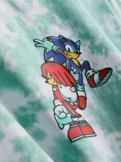7-15 años | Camiseta tie-dye de Sonic, el erizo