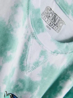 7-15 años | Camiseta tie-dye de Sonic, el erizo