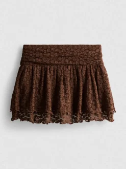7-15 años | Falda-pantalón corta de encaje