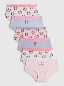 2-15 años | Pack de 6 braguitas bajas con perritos