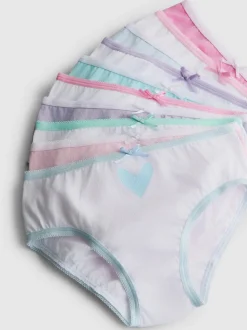 1,5-15 años | Pack de 10 braguitas con corazones
