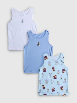 1,5-10 años | Pack de 3 camisetas sin mangas Disney