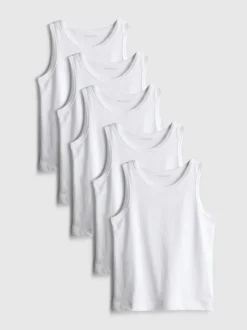 1,5-15 años | Pack de 5 camisetas sin mangas