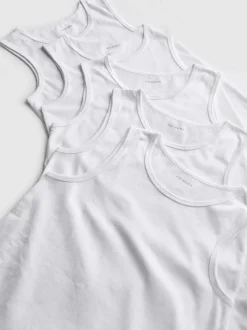 1,5-15 años | Pack de 5 camisetas sin mangas básicas