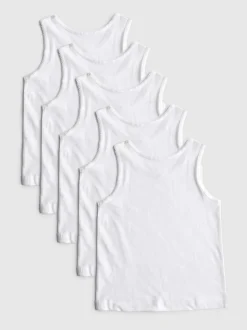 1,5-15 años | Pack de 5 camisetas sin mangas