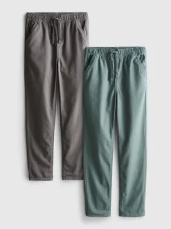 7-15 años | Pack de 2 joggers de sarga