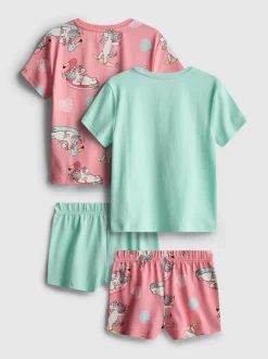 1,5-8 años | Pack de 2 pijamas cortos con unicornios