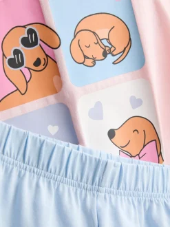 1,5-8 años | Pack de 2 pijamas cortos con perritos