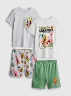 7-15 años | Pack de 2 pijamas cortos de Bob Esponja