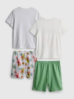 7-15 años | Pack de 2 pijamas cortos de Bob Esponja