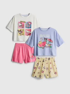 5-15 años | Pack de 2 pijamas cortos de Hello Kitty