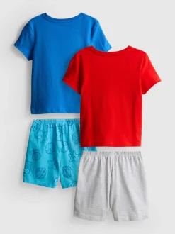 1,5-10 años | Pack de 2 pijamas cortos de Super Mario