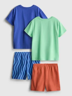 1,5-8 años | Pack de 2 pijamas cortos de surf