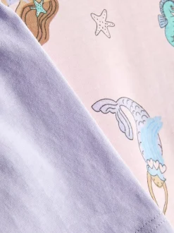 1,5-8 años | Pack de 2 pijamas cortos de sirenas