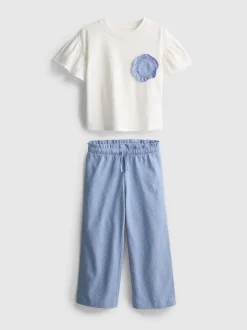 1,5-9 años | Pantalón y camiseta con volantes
