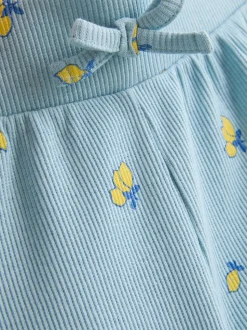 1,5-8 años | Pantalones cortos con ribete ondulado