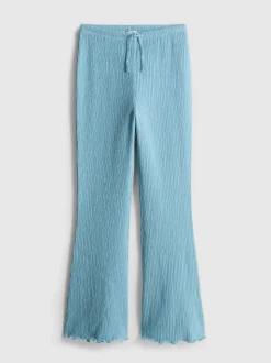 7-15 años | Pantalones fruncidos texturizados