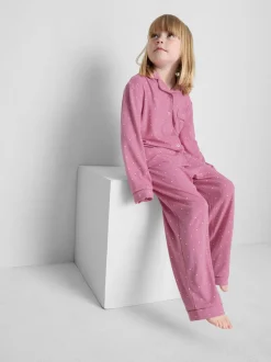 1-15 años | Pijama con camisa de lunares