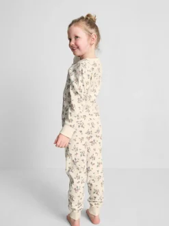 1-9 años | Pijama con estampado gráfico de flores